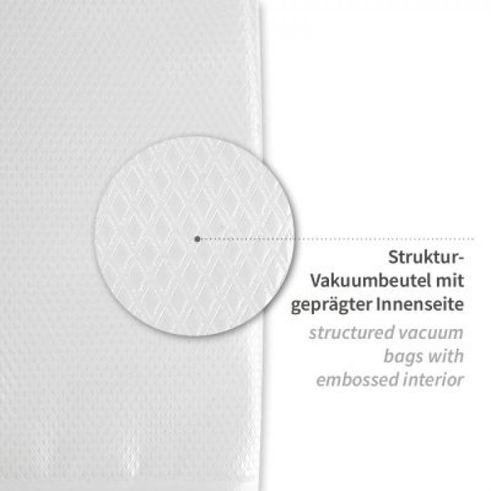 Siegelrandbeutel goffriert 16,0 x 24,0cm PA/PE Folie 90my MADE IN GERMANY 